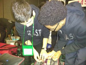 Team B3AST mechanics at work
